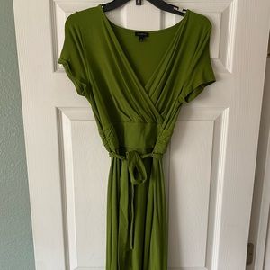Talbots belted jersey shift dress